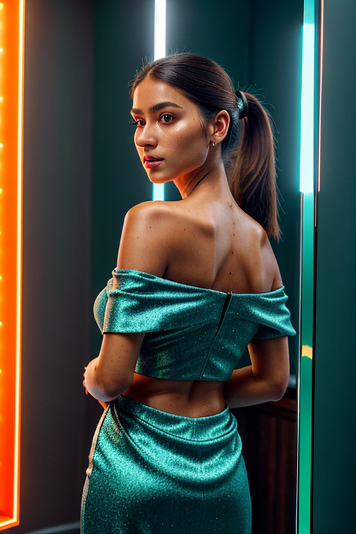 mirror photo pose girl simple